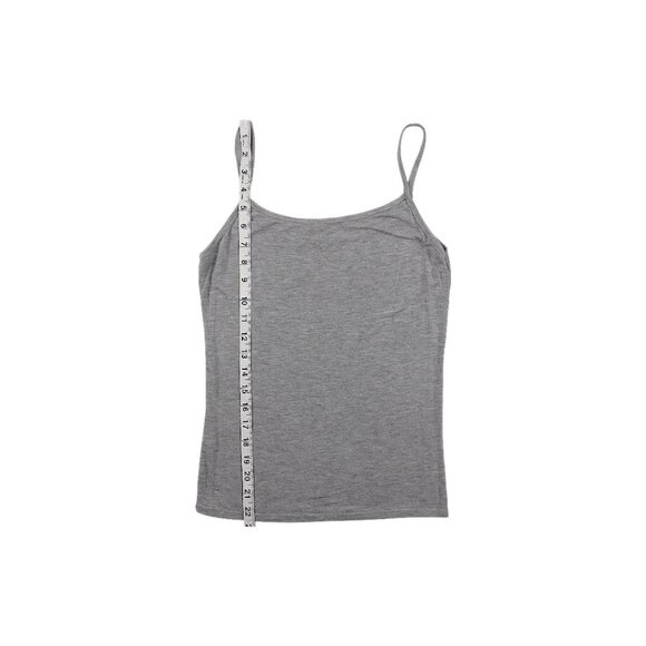 Rendez-Vous Paris Gray Spaghetti Strap Tank Top Size 3 - Picture 6 of 6
